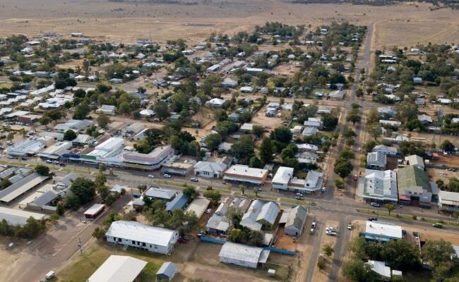Qantas Airlines Blackall Office in Australia