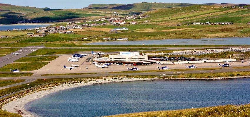 Loganair Sumburgh Office in Scotland